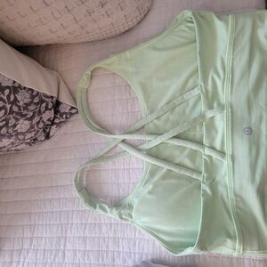 lululemon athletica Light Green Sports Bra